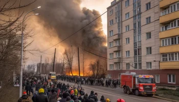 В Красноярске пожар в многоэтажке заставил эвакуировать более сотни человек В Красноярске пожар в многоэтажке заставил эвакуировать более сотни человек