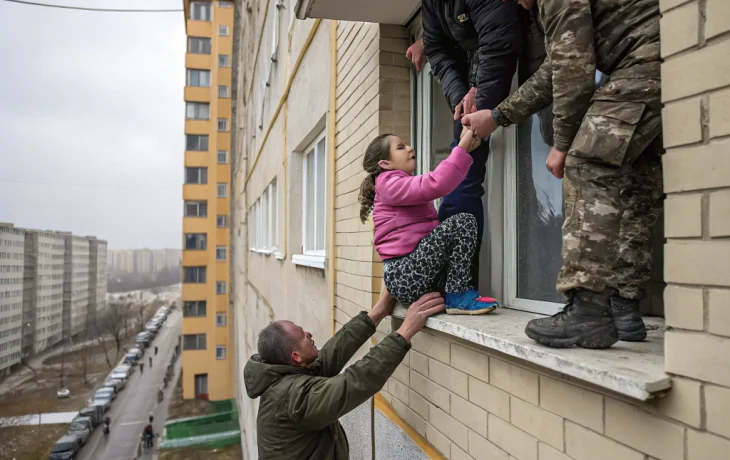 Пятеро дагестанцев спасли девушку, сидевшую на подоконнике многоэтажки в Норильске Пятеро дагестанцев спасли девушку, сидевшую на подоконнике многоэтажки в Норильске